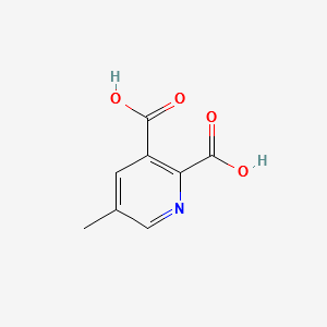 5-Methylpyridine-2,3-dicarboxylic acid structure, CAS 53636-65-0
