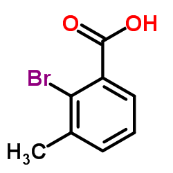 2-Bromo-3-methylbenzoic acid structure, CAS 53663-39-1