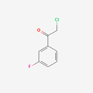 2-Chloro-5'-fluoroacetophenone structure, CAS 53688-18-9