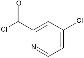 4-Chloropyridine-2-carbonyl chloride structure, CAS 53750-66-6