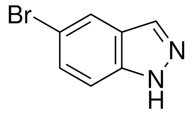 5-Bromoindazole structure, CAS 53857-57-1