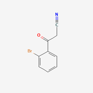 2-Bromobenzoylacetonitrile structure, CAS 53882-80-7