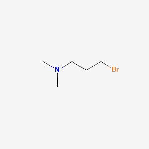 (3-Bromopropyl)dimethylamine structure, CAS 53929-74-1