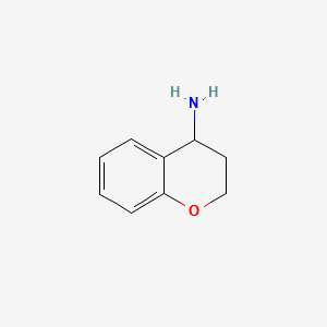 3,4-Dihydro-2H-chromen-4-ylamine structure, CAS 53981-38-7