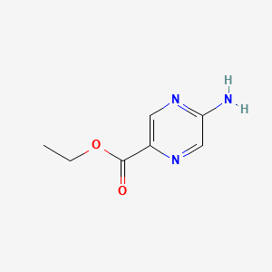 Ethyl 5-amino-2-pyrazinecarboxylate structure, CAS 54013-06-8
