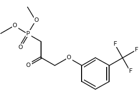 Dimethyl [2-oxo-3-[3-(trifluoromethyl)phenoxy]propyl]phosphonate structure, CAS 54094-19-8