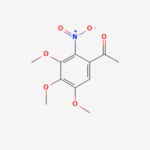 1-(3,4,5-Trimethoxy-2-nitrophenyl)ethanone structure, CAS 54173-39-6