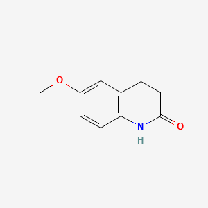 6-Methoxy-3,4-dihydro-1H-quinolin-2-one structure, CAS 54197-64-7