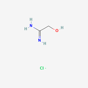 2-Hydroxyethanimidamide monohydrochloride structure, CAS 54198-71-9