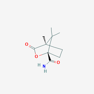 (1S)-(-)-Camphanic acid amide structure, CAS 54200-37-2