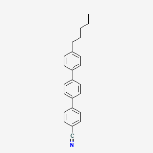 4-Cyano-4'-pentylterphenyl structure, CAS 54211-46-0