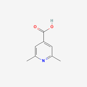 2,6-Dimethylpyridine-4-carboxylic acid structure, CAS 54221-93-1