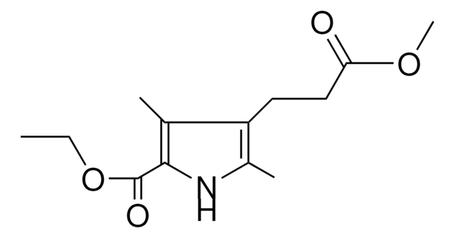 Ethyl 2,4-dimethyl-5-(ethoxycarbonyl)-3-pyrrolepropionate structure, CAS 54278-10-3