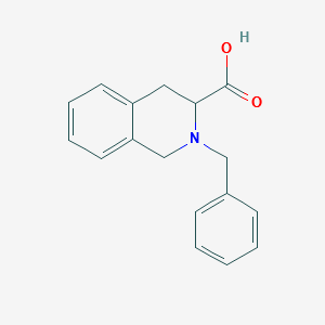 2-Benzyl-1,2,3,4-tetrahydroisoquinoline-3-carboxylic acid structure, CAS 54329-48-5