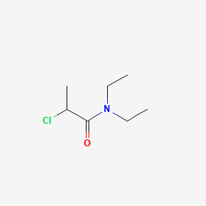 N,N-Diethyl-2-chloropropionamide structure, CAS 54333-75-4
