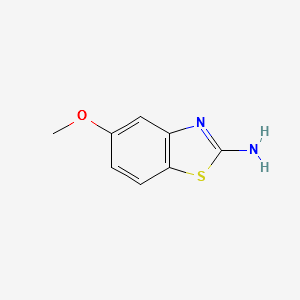 2-Amino-5-methoxybenzothiazole structure, CAS 54346-87-1
