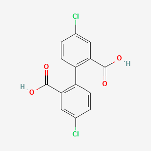 4,4'-Dichlorodiphenic acid structure, CAS 54389-65-0