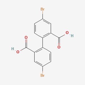 4,4'-Dibromodiphenic acid structure, CAS 54389-67-2