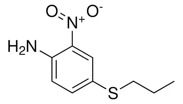 2-Nitro-4-(propylthio)aniline structure, CAS 54393-89-4