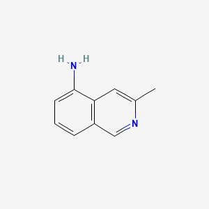 5-Amino-3-methylisoquinoline structure, CAS 54410-17-2