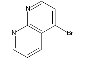 4-Bromo-1,8-naphthyridine structure, CAS 54569-28-7