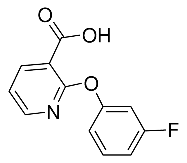 2-(4-Fluorophenoxy)nicotinic acid structure, CAS 54629-13-9