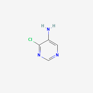 5-Amino-4-chloropyrimidine structure, CAS 54660-78-5