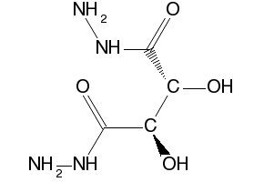 Tartaric acid dihydrazide structure, CAS 54789-92-3