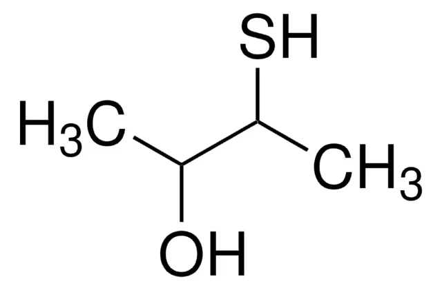 3-Mercapto-2-butanol structure, CAS 54812-86-1