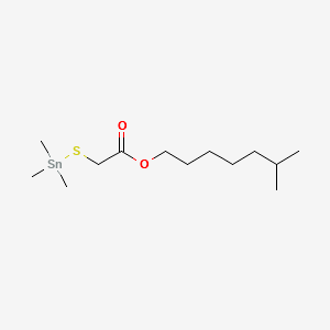 Isooctyl[(trimethylstannyl)thio]acetate structure, CAS 54849-39-7