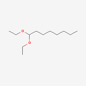 Octanal diethyl acetal structure, CAS 54889-48-4