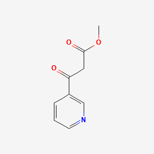Methyl nicotinoylacetate structure, CAS 54950-20-8