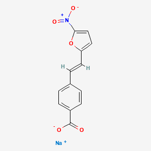Sodium nifurstylenate structure, CAS 54992-23-3