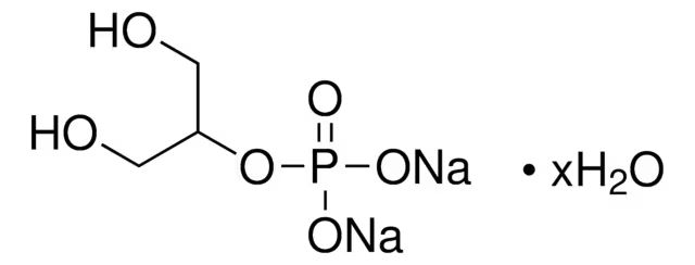 Glycerol phosphate disodium salt hydrate structure, CAS 55073-41-1