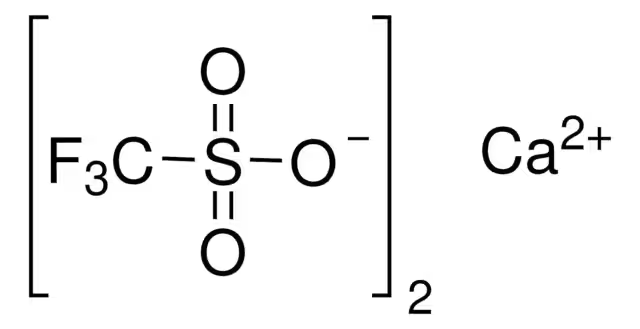 Calcium trifluoromethanesulfonate structure, CAS 55120-75-7