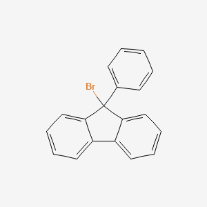 9-Bromo-9-phenylfluorene structure, CAS 55135-66-5