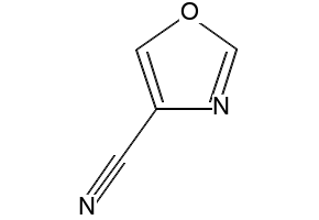 Oxazole-4-carbonitrile structure, CAS 55242-84-7