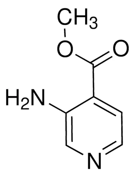 3-Aminopyridine-4-carboxylic acid methyl ester structure, CAS 55279-30-6