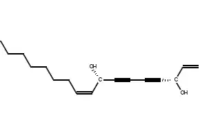 Falcarindiol structure, CAS 55297-87-5