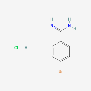 4-Bromobenzamidine hydrochloride structure, CAS 55368-42-8