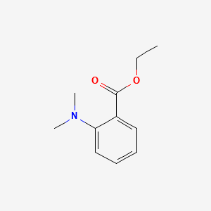 Ethyl 2-dimethylaminobenzoate structure, CAS 55426-74-9