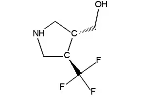 ((3S,4R)-4-(4-Chlorophenyl)pyrrolidin-3-yl)methanol structure, CAS 55438-52-3