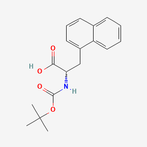 (S)-N-Boc-1-Naphthylalanine structure, CAS 55447-00-2