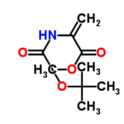 Methyl 2-tert-butoxycarbonylaminoacrylate structure, CAS 55477-80-0