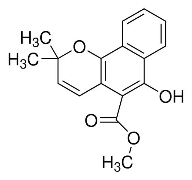 Mollugin structure, CAS 55481-88-4