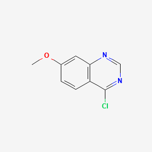 4-Chloro-7-methoxyquinazoline structure, CAS 55496-52-1
