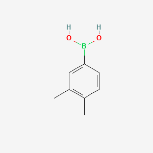 3,4-Dimethylphenylboronic acid structure, CAS 55499-43-9