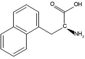 L-1-Naphthylalanine structure, CAS 55516-54-6