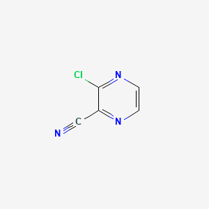 3-Chloropyrazine-2-carbonitrile structure, CAS 55557-52-3