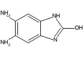 5,6-Diamino-1,3-dihydro-2H-benzoimidazol-2-one structure, CAS 55621-49-3